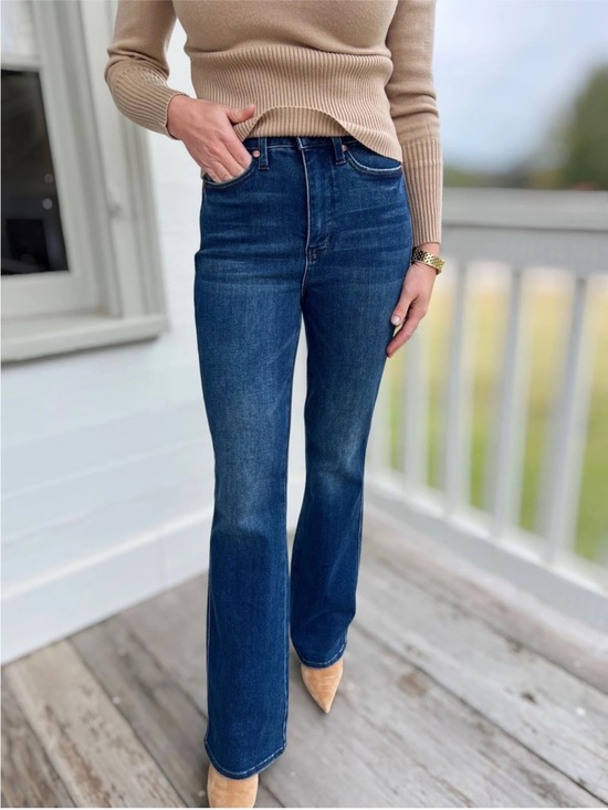 Judy Blue Denim - Judy Blue High-Rise Blue Bootcut Jeans Long Inseam Size 32